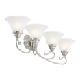 thumbnail image 2 of Livex Lighting Coronado Bath Light in Brushed Nickel, 2 of 11
