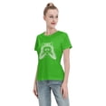 thumbnail image 3 of Love Raccoon Women'S Basic Short Sleeve T-Shirt Green Small, 3 of 5