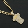 thumbnail image 2 of Men Women Hip Hop Number 7 Jersey Pendant Necklace Crystal Cuban Chain HipHop Iced Out Bling Necklaces Fashion Charm Jewelry, 2 of 7