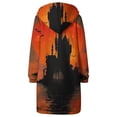 thumbnail image 5 of LOVZFMLL Vestes pour Femmes Imprimé Halloween Sweat à Capuche Ample à Manches Longues, 5 of 5