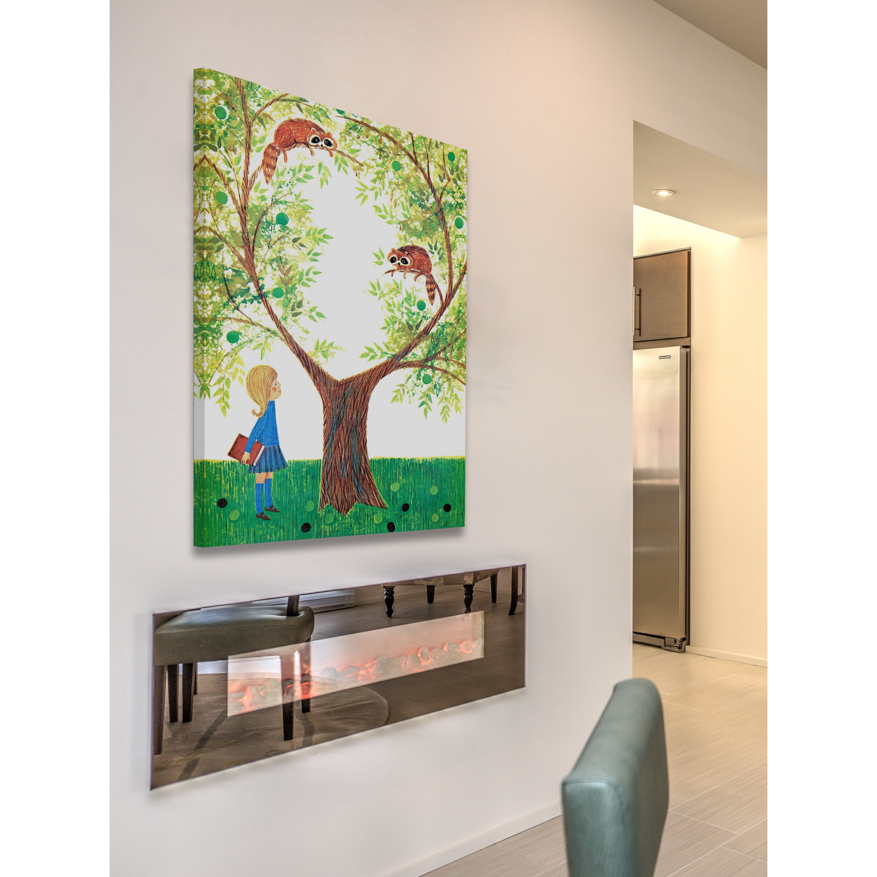 Marmont Hill "Red Pandas" by Curtis Painting Print on Canvas