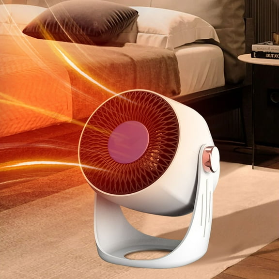 CSSAD Space Heaters,Space Heater Indoor Portable Heaters for Indoor Use 1100W and Safe Heating Portable Mini Heater Fast Quiet Heating for Office Bedroom,White