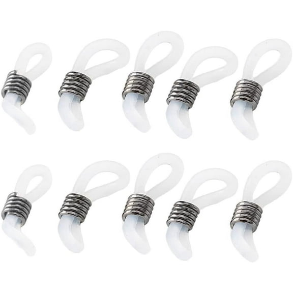 10 Pcs Eyeglass Chain Loop Adjustable Reliable Metal Buckle Spectacles Connectors Glasses Strap Holder for Necklace