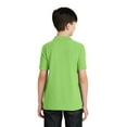 thumbnail image 2 of Port Authority Youth Silk Touch Polo-M (Lime), 2 of 6
