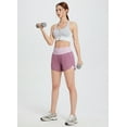 thumbnail image 5 of BALEAF Women's 2 in 1 Running Athletic Shorts Lightweight Quick-Dry Workout Gym Yoga Shorts with Pockets Pink XL, 5 of 8