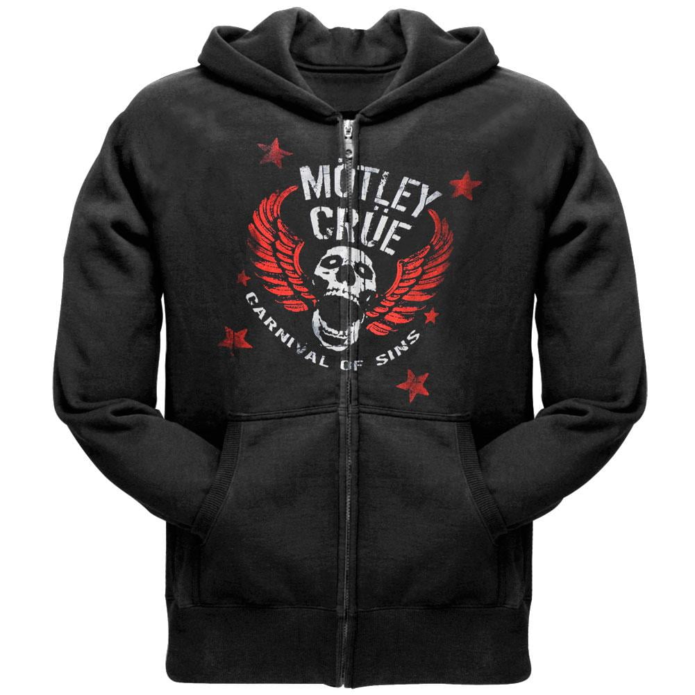 Motley crue zip up hoodie discount
