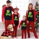 thumbnail image 1 of Conjuntos de pijamas navideños familiares a juego Grinch 2024, pijama de Grinch con parte superior y pantalones de pijama a cuadros, pijama de Grinch para niños y adultos para la familia, 10 Años, 1 of 4