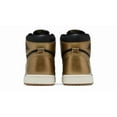 thumbnail image 2 of N I-K-E A i r-Jor-dan 1 Retro High OG Men's Shoes Black Metalic Gold DZ5485 071, 2 of 6
