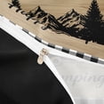 thumbnail image 4 of Catabedysis Vintage Plaid Camping Twin Duvet Cover,Camper Silhouette Print Twin Bedding For Boys,Multicolor,Black Reversible,2-Piece,1 Duvet Cover and 1 Pillowcase, 4 of 6