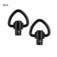 thumbnail image 3 of 2 Pcs Push Button QD Release Sling Swivel Mount Ring with a Sling Swivel Mount for Hunting Accessories, 3 of 3