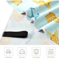 thumbnail image 2 of Coolnut Beach Towels Sea Starfish Shell Anchor Marine Pattern Camping Towels Sand Free Beach Towel, 30"x60" Large Beach Towels Quick Dry Bath Travel Towels Pool Yoga Beach Mat for Men Women, 2 of 6