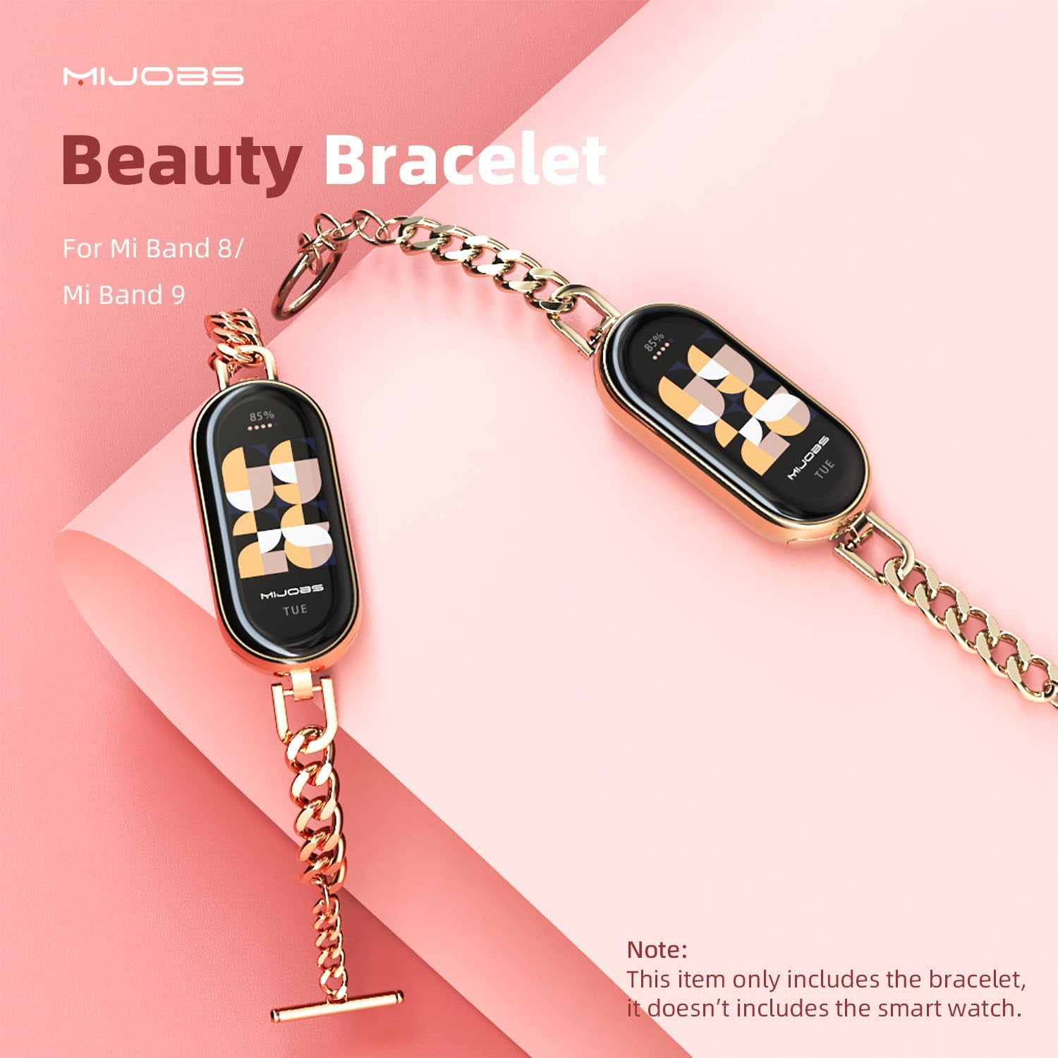 CRKMGS-Strap for Xiaomi Mi Band 10/9/8 Breathable Replacement Strap for Mi Fit Band 9 SmartWatch Straps Wristband Bracelet for Women Men