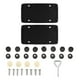 thumbnail image 3 of Marco De Silicona Para Matrícula Con Kit De Accesorios De Tornillo Soporte Para Matrícula Con Orificios De Drenaje Para Modelos De Coches Norteamericanos 2 Uds. Monstrate VI009581-01, 3 of 7