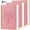 Pink, variant on NIRMIRO 3-Pack A5 Spiral Notebook, 5.7"x8.4" Hardcover Lined Journal, 300 Pages 100GSM Thick Paper, Inner Pocket, Double Spiral Binding, Tree Embossed Cover for Note Taking