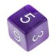 thumbnail image 5 of Juego de 20 cuadrados numéricos de seis lados para juego de mesa Verde y morado, 5 of 9