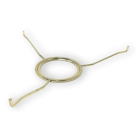 Light Of Mine | 10" Brass Plated Tripod for Lamp Shade | Compatible with 3" #2 Burner | Antique Oil Lamp Replacement Parts | Hurricane Oil Lamp Parts | (7" for #2 Brass Plated Burner)