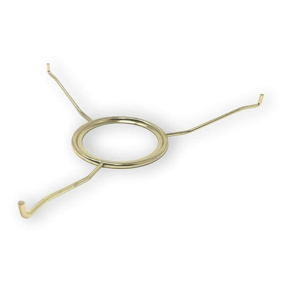 Light Of Mine | 10" Brass Plated Tripod for Lamp Shade | Compatible with 3" #2 Burner | Antique Oil Lamp Replacement Parts | Hurricane Oil Lamp Parts | (7" with #2 Brass Plated Burner Included)