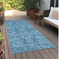 thumbnail image 6 of Addison Rugs Chantille Indoor/Outdoor Traditional Oriental Blue Washable Runner Rug, 2'3" x 7'6", 6 of 6