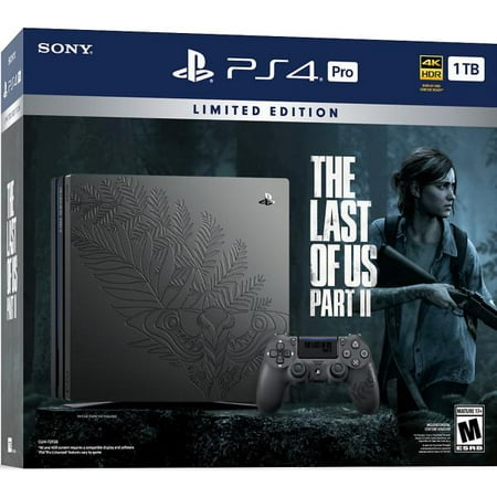 PlayStation 4 Pro Console The Last of Us Part II Limited Edition Bundle - 1TB [PlayStation 4 System] | Walmart
