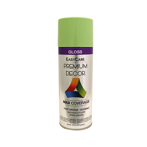 PDS102AER Premium Decor Spray Paint, Apple Green Gloss, 12oz