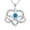 Blue, variant on NICKSUN Womens Sparkling Infinity Love Necklace Birthday Gifts for Women Dainty Adjustable Love Heart Pendant Necklaces