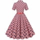 thumbnail image 3 of Moda mujer verano Retro Casual Pullover estampado Sexy manga corta vestido largo Fridja  bnh3589, 3 of 7