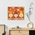 thumbnail image 6 of Naloa Happy Thanksgiving Three Gnomes Print Canvas Bathroom Wall Art,Bathroom Wall Art Decoration, Canvas Poster Prints,Decorative Paintings for Living Room, Bathroom, Kids Room, 6 of 6
