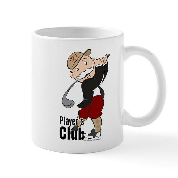 CafePress - Monopoly Player's Club - 11 oz Ceramic Mug - Novelty Coffee Tea Cup