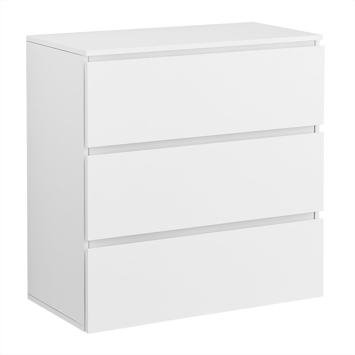 Timechee Modern 3 Drawer Dresser, Storage Bedroom Chest for Kids Room