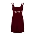 thumbnail image 4 of Sakmal Women Moomoo Nightgowns Love Print Sleeveless Sleep Tank Soft Crew Neck Nightgown for Women 2XL, 4 of 6