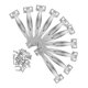 thumbnail image 5 of CRILSTYLEO 10Ud Para Cajones Y Puertas Con Acabado Plateado Y Retro, 5 of 8