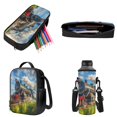 thumbnail image 3 of ZUXONGSY Steam Train Print 4 in 1 Backpack Set Included Shoulder Bagpack and Lunch Pouch Pencil Case and Water Bottle Holder for Boys and Girls Large Capacity Schoolbag Bookbag, 3 of 6