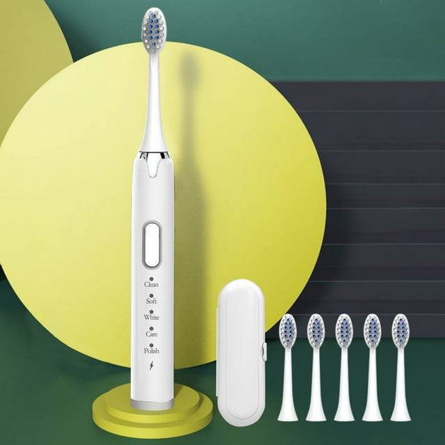 Nilvkv Toothbrush,, Low Noise, Portable, Smart Timer Toothbrush Ipx7 Water Toothbrush Vibration