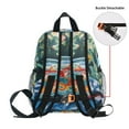 thumbnail image 5 of FORMRS School Backpack with Front Zippered Pocket 12" Student Travel Daypack, Red Goldfish, 5 of 6