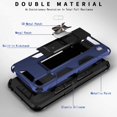 thumbnail image 3 of for Galaxy A01 Case,Samsung A01 Case,with HD Screen Protector,Military Grade Magnetic Car Mount Kickstand Heavy Duty Shockproof Case Cover for Samsung Galaxy A01, Blue, 3 of 14