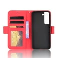 thumbnail image 6 of for iPhone 15 Plus Flip Wallet Case - Card Holders and Cash Pocket - Vintage Premium PU Leather Cover, Luxurious Grip Stand Feature, Magnetic Clasps with Detachable Card Slots, Red, 6 of 6