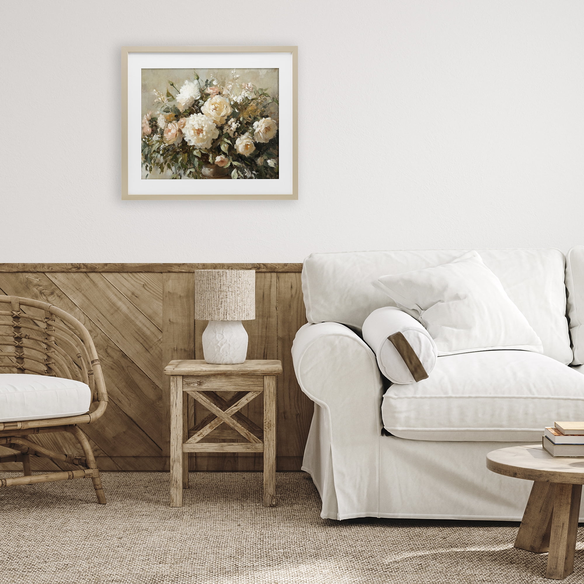Stupell Industries Secret Garden Arrangement Birch Framed Print Under Glass, design by Heidi Kuntz