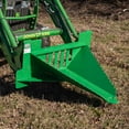 thumbnail image 2 of Titan Attachments Economy Series Stump Bucket Tree Scoop Digger, Fits John Deere Hook and Pin, 2 of 10