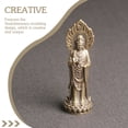 thumbnail image 2 of EeaseMX Avalokitesvara figurina budismo antiguo adornamiento de latón buda decoración de figuras, 2 of 7