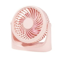 Hiroekza Multi Functional Desktop Noise Cool Multi-purpose High Wind Power Portable Mini USB Small Fan Pink