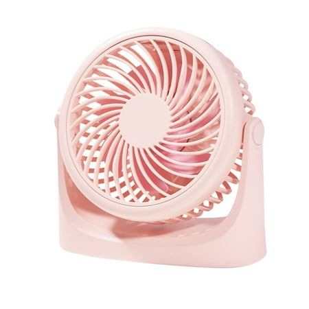 

kosheko Adjustable USB Mini Fan Portable Personal Desk Fan Energy-Efficient Multi-Speed Cooling Fan Sleek Noiseless Tabletop Air Circulator Pink