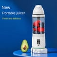 thumbnail image 1 of Licuadora portátil Licuadora personal para batidos y licuados Licuadora de hielo para cocina Mini máquina de jugos de viaje 700ML, 1 of 8