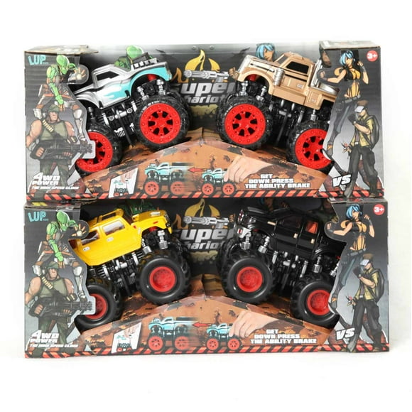 Carro de Fricción Juguete Luptoys Big Foot Monster Trucks Llantas Grandes LUP227