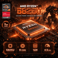 thumbnail image 2 of 15.6" FHD IPS Gaming Laptop AMD Ryzen 7 5825U 16GB DDR4 512GB SSD Windows 11 Pro Backlit Keyboard Gray Graphite, 2 of 7