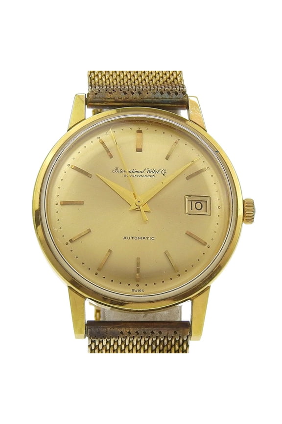 Pre-Owned International Watch Company IWC Caliber 8541 Men's Automatic with Gold-Plated Analog...