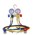 thumbnail image 1 of Manifold Gauge Set Hose Kit 410A 134A R404A R22 Diagnostic Manifold Gauge 5FT Hose Tank Adapters Adjustable, 1 of 7
