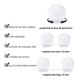 thumbnail image 2 of Focos Led Regulables Para Espejo De Tocador, 12 Bombillas Lab.G  Focos Led Regulable, 2 of 4