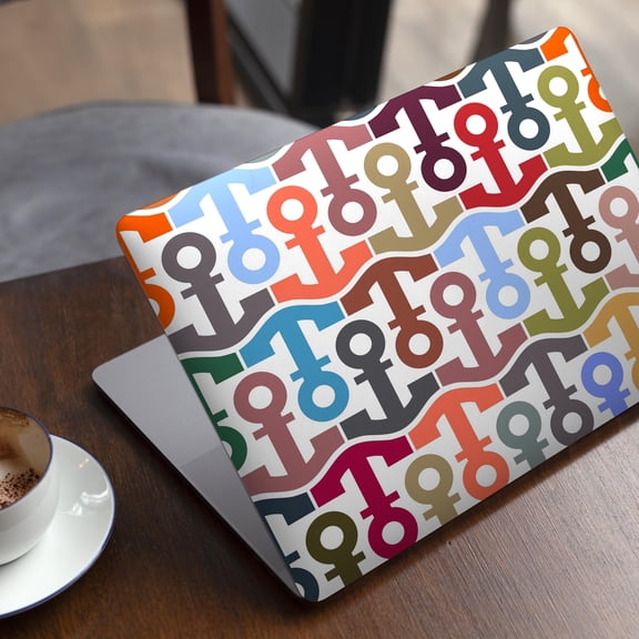 DesignSkinz Color Vector Anchor Collage Full-Body Skin Decal Wrap Cover for MacBook 12" Retina (A1534)
