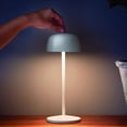 thumbnail image 3 of Zafferano 3014257 11.8 in. Theta Cordless Desk Lamp, Matte Black, 3 of 3