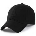 thumbnail image 2 of Adult Big  Baseball Caps Dad Cotton Sun Hat Lady Solid Color Sport Hats Men Hiphop Snapback  55-60cm 60-65cm, 2 of 5